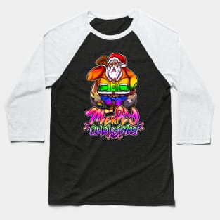 Merry Christmas Pride Santa Baseball T-Shirt